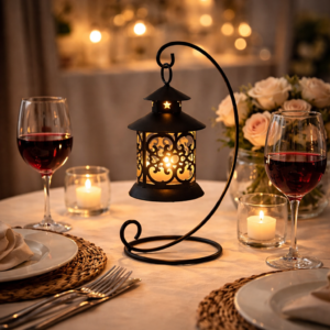 Alternative view of Hanging Iron Tealight Lantern